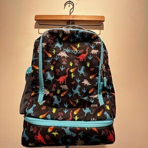 Blentgo Kids Dinosaur Adventure Backpack - Black and Blue